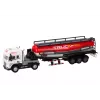 LEAN TOYS Truck With Trailer TIR 1:24 Car Truck Accessories Sounds Tanker