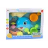 LEAN TOYS Blue Dolphin Water Toy Bath Set