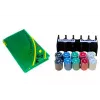 LEAN TOYS Poker Game Set 2 Decks of Cards Chips Game Board