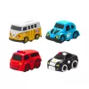 LEAN TOYS Šķēršļu trases interaktīvā autostāvvieta bērniem ar četrām automašīnām