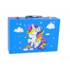 LEAN TOYS Lielais mākslas komplekts koferī 145 gabali Vienradzis