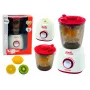 LEAN TOYS Blenderis bērniem ar rotējošām gaismām, skaņas efektiem un 3 rotaļu augļiem