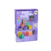 LEAN TOYS Mīksti izglītojoši klucīši Dzīvnieki Cipari Burti Krāsaini 12 gab.