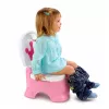 LEAN TOYS Interaktīvs rozā podiņš ar kroņa mūzikas tualeti mazuļiem 5-in-1