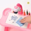 LEAN TOYS Mini Projector Robot Table 2in1 Accessories Pink