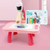 LEAN TOYS Mini Projector Robot Table 2in1 Accessories Pink