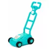 LEAN TOYS Bubble Machine Ride-on Lawn Mower ar Rokturi Zilā Krāsā