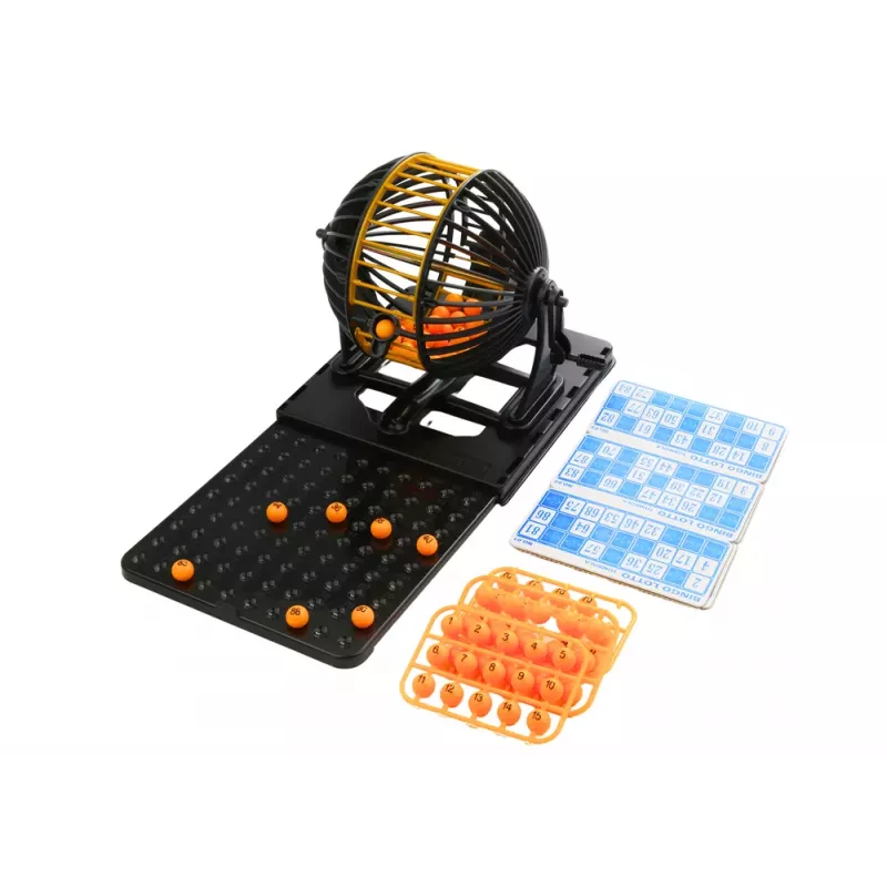 LEAN TOYS Ģimenes spēle Bingo Loto izlozes mašīna