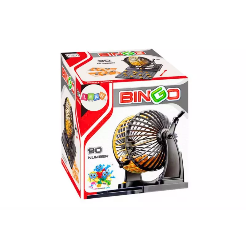 LEAN TOYS Ģimenes spēle Bingo Loto izlozes mašīna