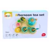 LEAN TOYS Tējas un kafijas komplekts bērniem koka 15 gab.