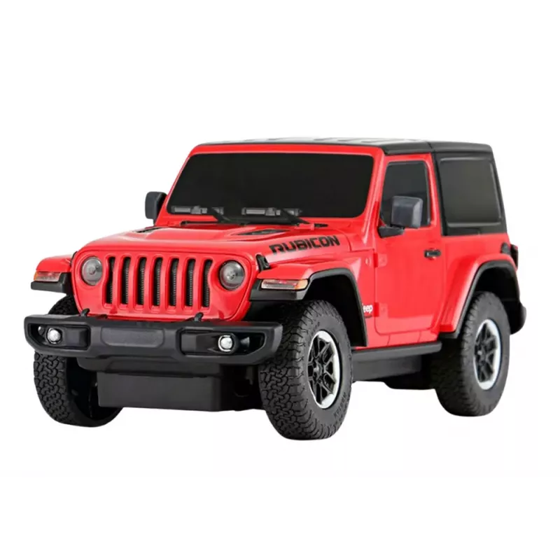 JEEP Wrangler JL Rubicon Remote Controlled RC Car Rastar Red 1:24