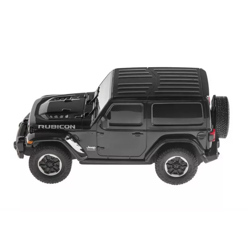JEEP Wrangler JL Rubicon Remote Controlled RC Car Rastar Black 1:24