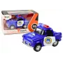 LEAN TOYS Classic Police Car 1:38 Drive Lights Sounds Blue