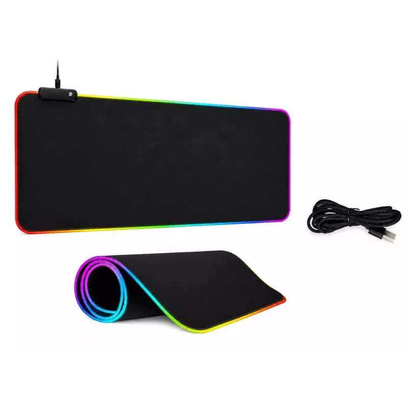 LEAN tastatūras un peles paliktnis ar LED apgaismojumu 40x90cm
