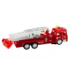 LEAN TOYS Fire Truck Red With Boom Lights Sounds