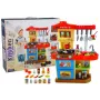 LEAN TOYS Virtuve bērniem ar skaņām un īstu krānu