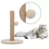LEAN Cat Scratcher Scratching Post Tower Light Brown 40 cm x 30 cm