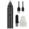 LEAN Nose Hair Trimmer Waterproof Black