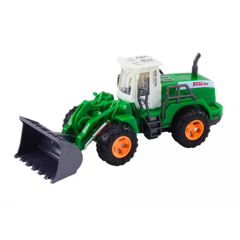 LEAN TOYS Ekskavators Iekrāvējs R/C Tālvadības Paceļamā Roka Zaļš