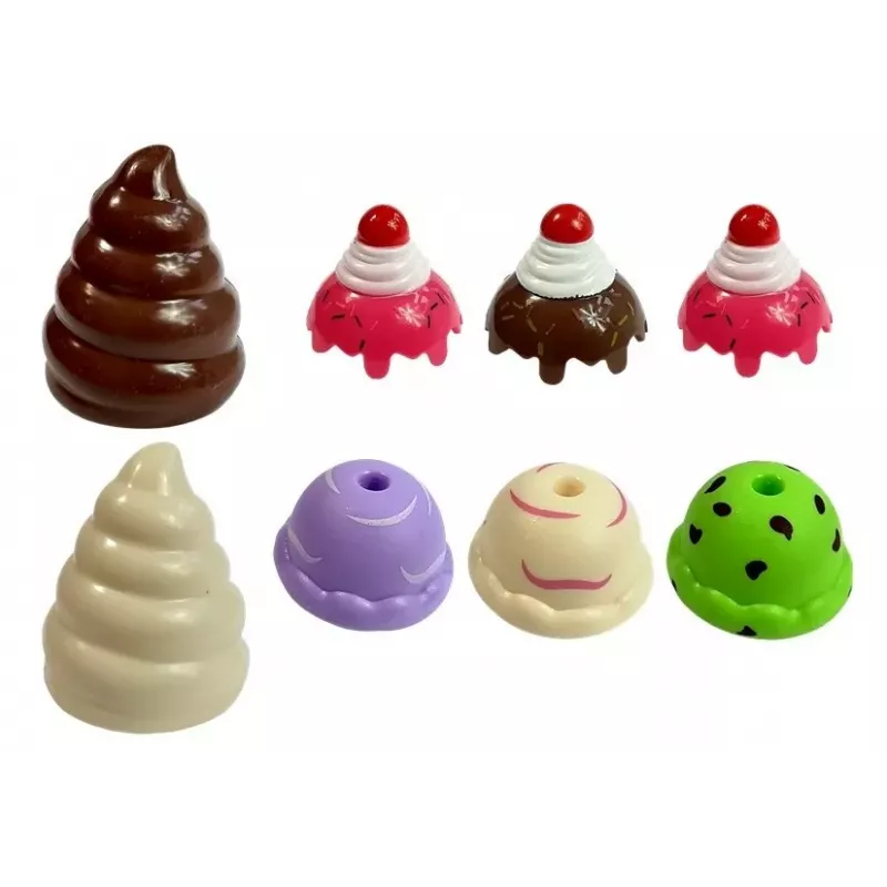 LEAN TOYS Saldumu komplekts - Konditorejas veikals