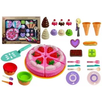 LEAN TOYS Saldumu komplekts - Konditorejas veikals