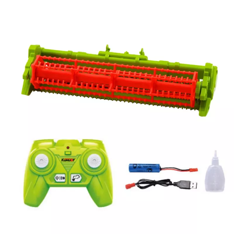LEAN TOYS Kombains ar Graudu Uztvērēju 2in1 Tālvadības RC Dūmu Efekts 2.4G