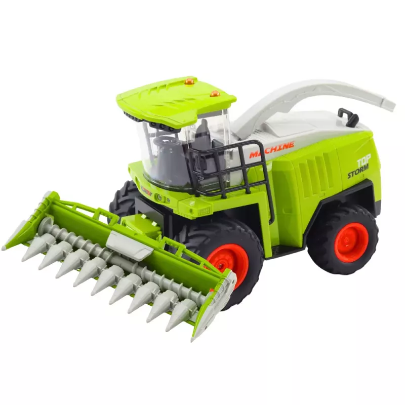 LEAN TOYS Combine Harvester With Corn Header Remote Controlled RC 2.4G