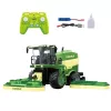LEAN TOYS Kombains ar zāles pļāvējiem un tvaika efektu, tālvadības RC 2.4G