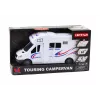 LEAN TOYS Auto Kempings Balts Gaismas Skaņas Atveramas Durvis