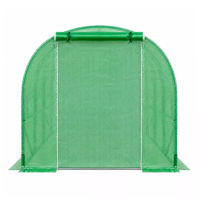 LEAN Foil Tunnel Garden Greenhouse for Vegetables Windows Green UV 4.5x2x2 M 9M²