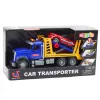LEAN TOYS Auto transporta komplekts ar gaismām un skaņām, 4 rotaļu automašīnas