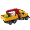 LEAN TOYS Atkritumu šķirošanas kravas automašīna ar atkritumu konteineriem, gaismām un skaņām