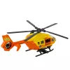 LEAN TOYS Glābšanas helikopters ar āķi, nestuvēm, gaismām un skaņām, oranžs, 1:12