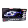 LEAN TOYS Policijas helikopters ar āķi, nestuvēm, gaismām un skaņām 1:12