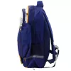 LEAN School Backpack Space Patches With Pencil Case Navy Blue 16L