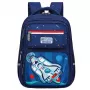 LEAN Bērnu skolas mugursoma Navy Blue Rocket Space 20L 41cm