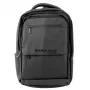 LEAN City Business Backpack USB Laptop Pocket Black 16L 41cm