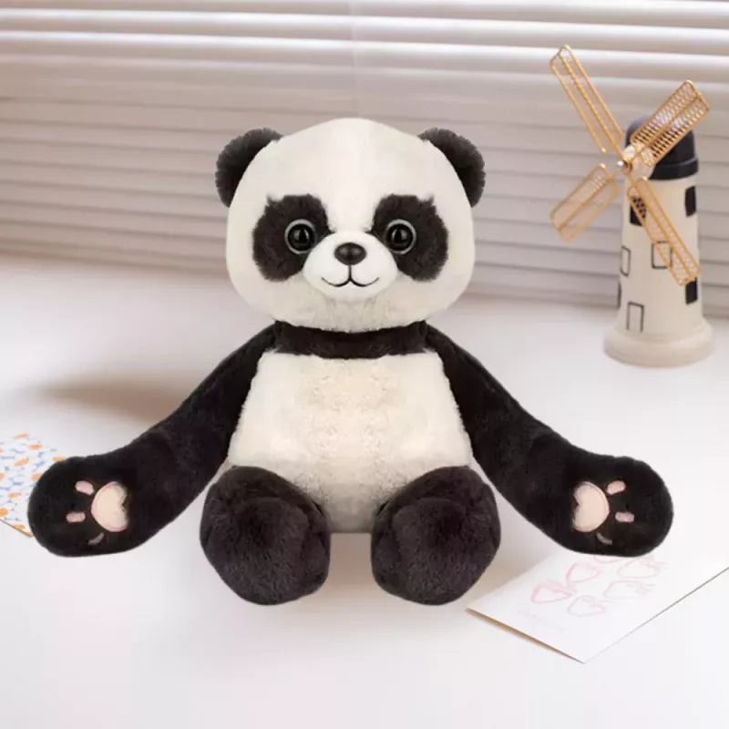 LEAN TOYS Plush Mascot Cuddly Toy Panda With Magnets 23cm