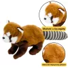 LEAN TOYS Plush Mascot Cuddly Toy Panda Red 45cm