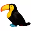 LEAN TOYS Plush Toy Toucan Black 25 cm