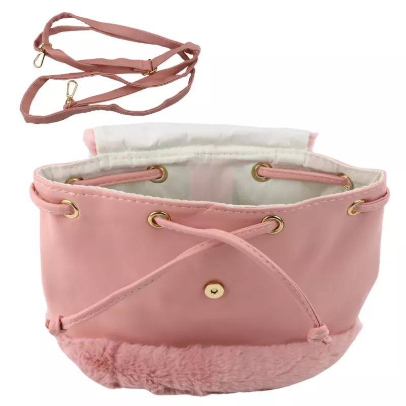 LEAN Children's Backpack Plush Ears Adjustable Strap Pink 22cm 4L