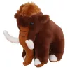 LEAN TOYS Plush Mascot Cuddly Toy Mammoth Brown 20cm