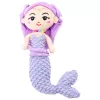 LEAN TOYS Pluša nāriņa ar koraļļiem Mīkstā rotaļlieta Violeta 32cm