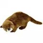 LEAN TOYS Plush Toy Otter Cuddly Toy Brown 37cm