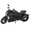 LEAN TOYS Sporta motocikls Metāls Gaismas Skaņas Zelta elementi Melns 1:12