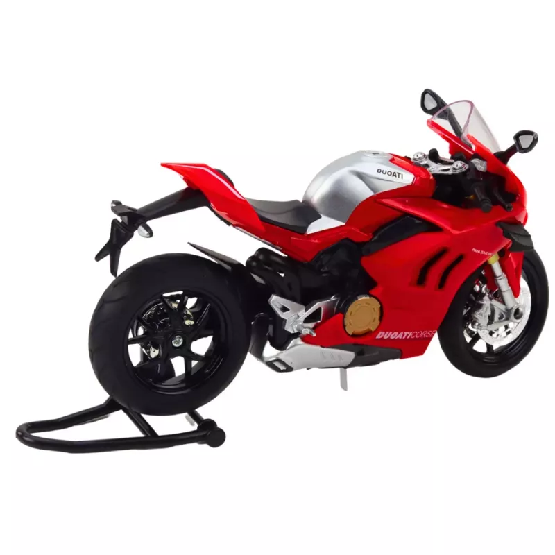 LEAN TOYS Sporta motocikls Metāls Gaismas Skaņas Sarkans 1:12