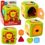 LEAN TOYS Interaktīvs izglītojošs kubs mazuļiem Lauva Zaļš