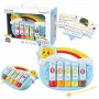 LEAN TOYS Five-Tone Educational Piano for Toddlers Blue Sun