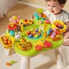 LEAN TOYS Multifunkcionāls dēlis interaktīvs galds mazuļiem prasmju spēlēm
