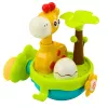 LEAN TOYS Vannas Rotaļlieta Žirafe Sensoriska Interaktīva Ar Piesūcekņiem Krāsaina